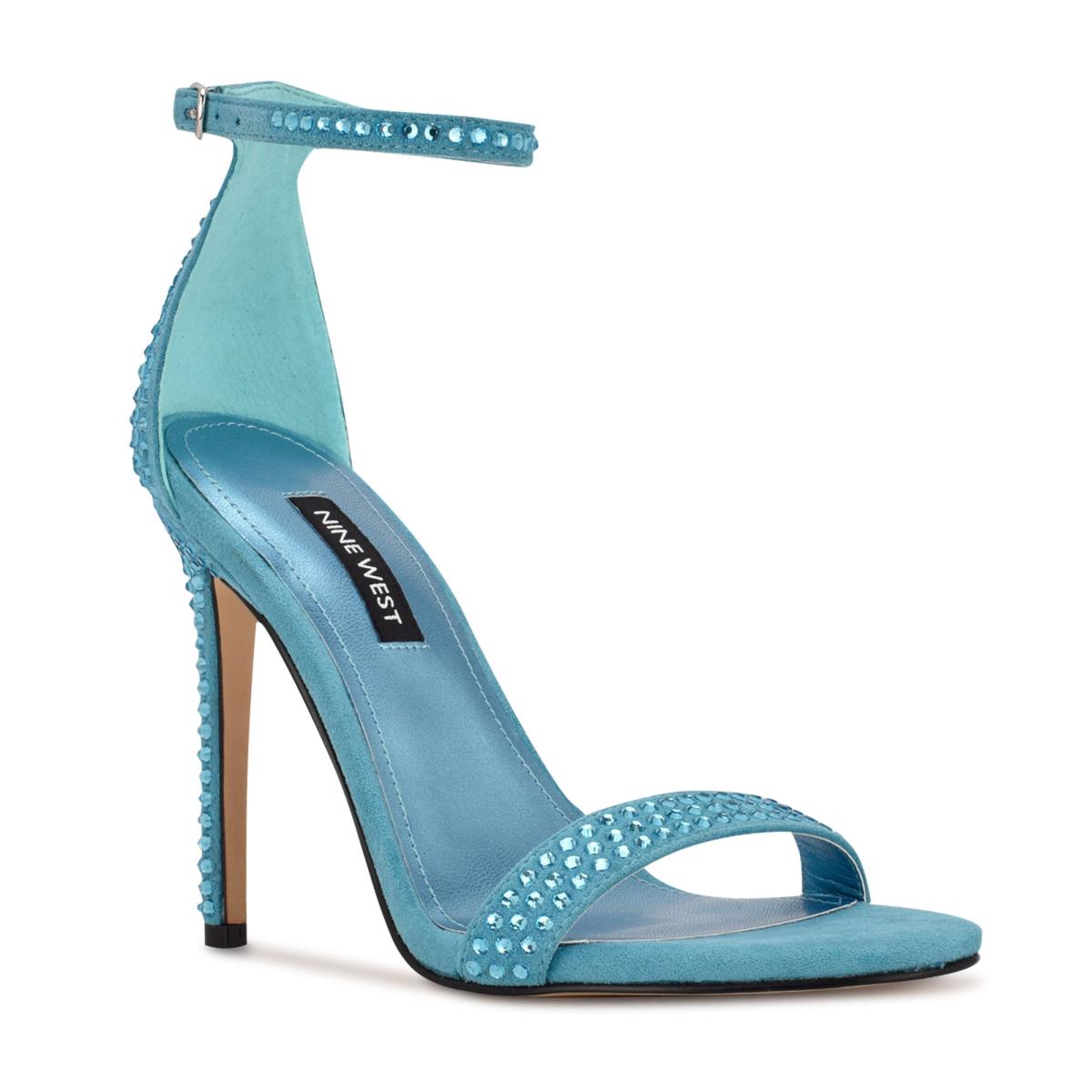 Nine West Toria Ankle Sandalen Met Riem Turquoise | 5819LQYJE