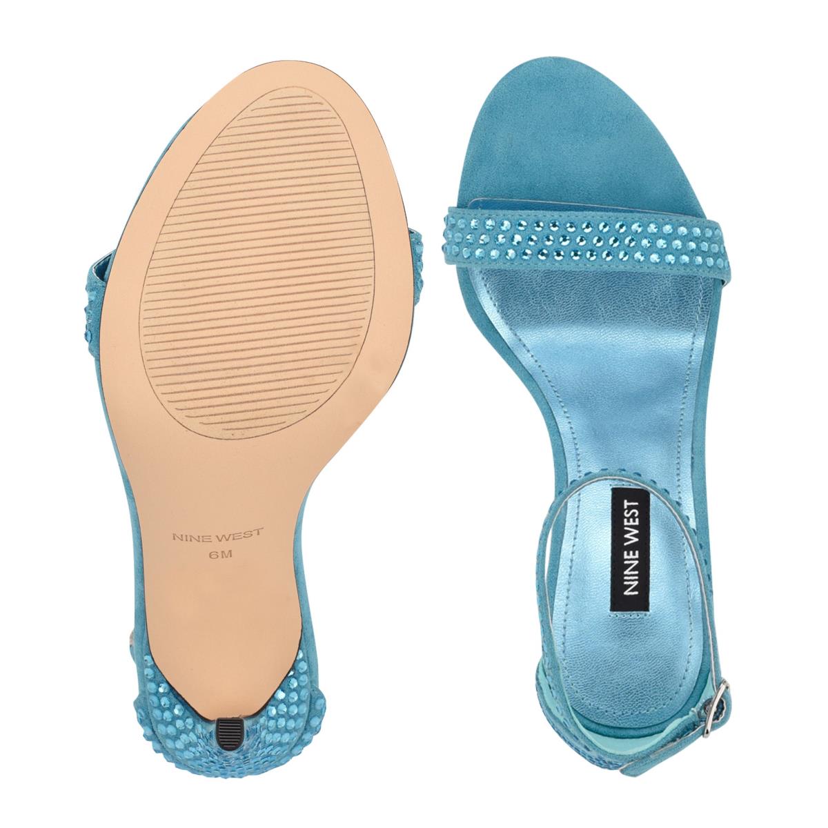 Nine West Toria Ankle Sandalen Met Riem Turquoise | 5819LQYJE