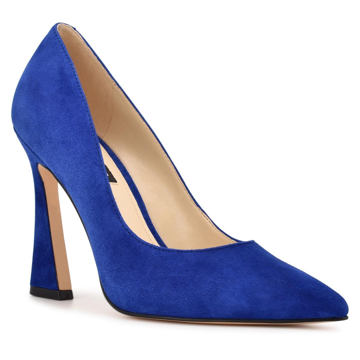 Nine West Trendz Pointy Neus Pumps Diepblauw | 3269QOIPC