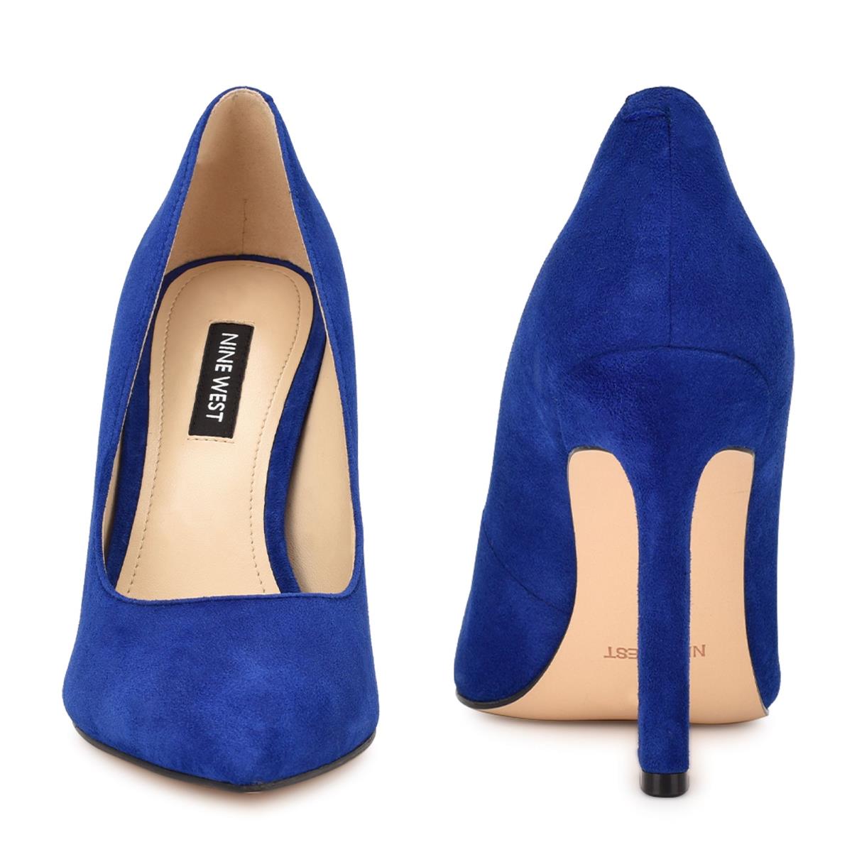 Nine West Trendz Pointy Neus Pumps Diepblauw | 3269QOIPC