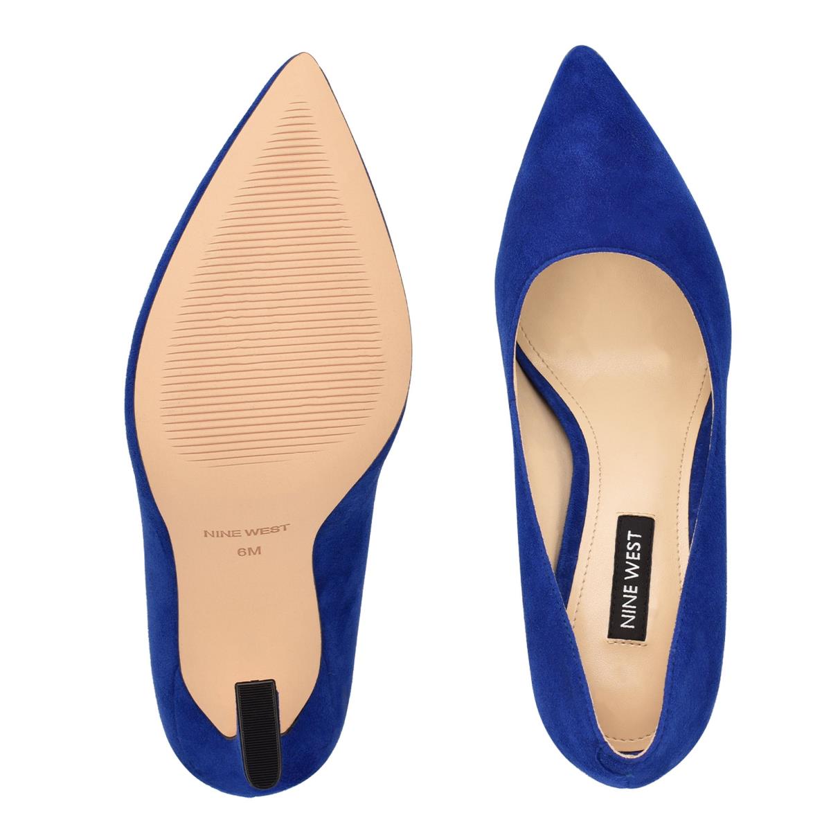 Nine West Trendz Pointy Neus Pumps Diepblauw | 3269QOIPC