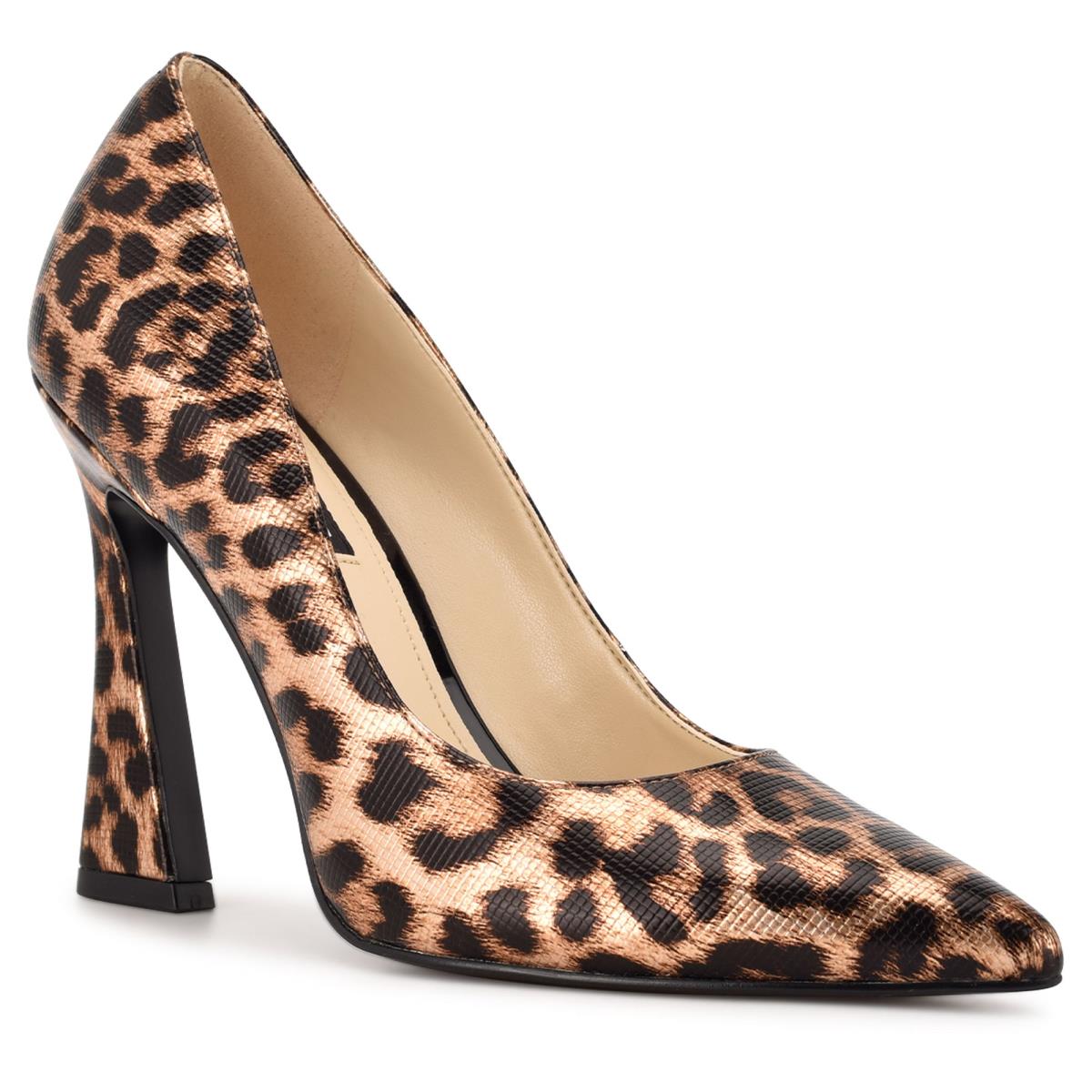 Nine West Trendz Pointy Neus Pumps Leopard | 1938YGEXK