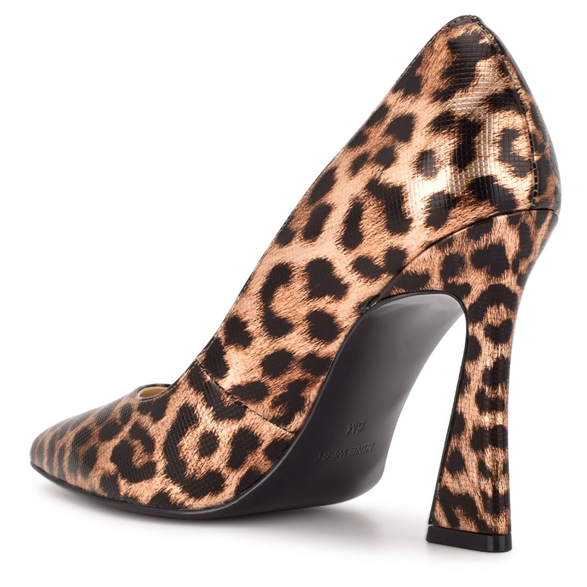 Nine West Trendz Pointy Neus Pumps Leopard | 1938YGEXK