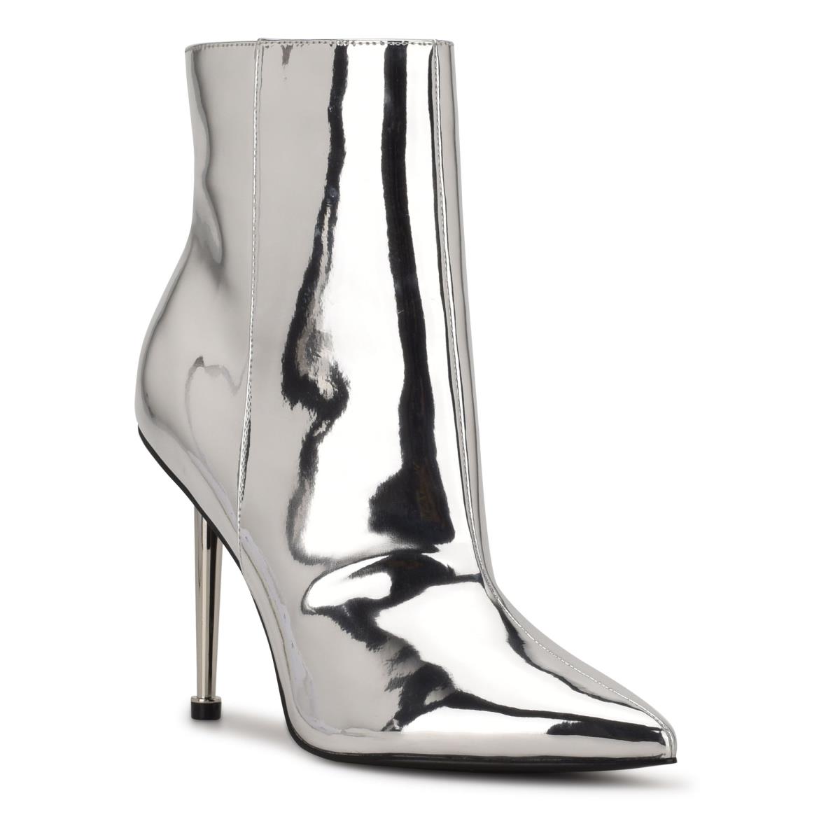 Nine West Tryin Jurken Laarzen Zilver | 7013UZIMO