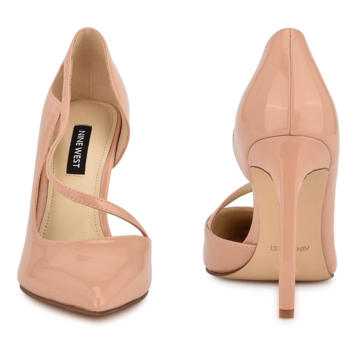 Nine West Twirl Pointy Neus Pumps Beige | 9728RQGAC