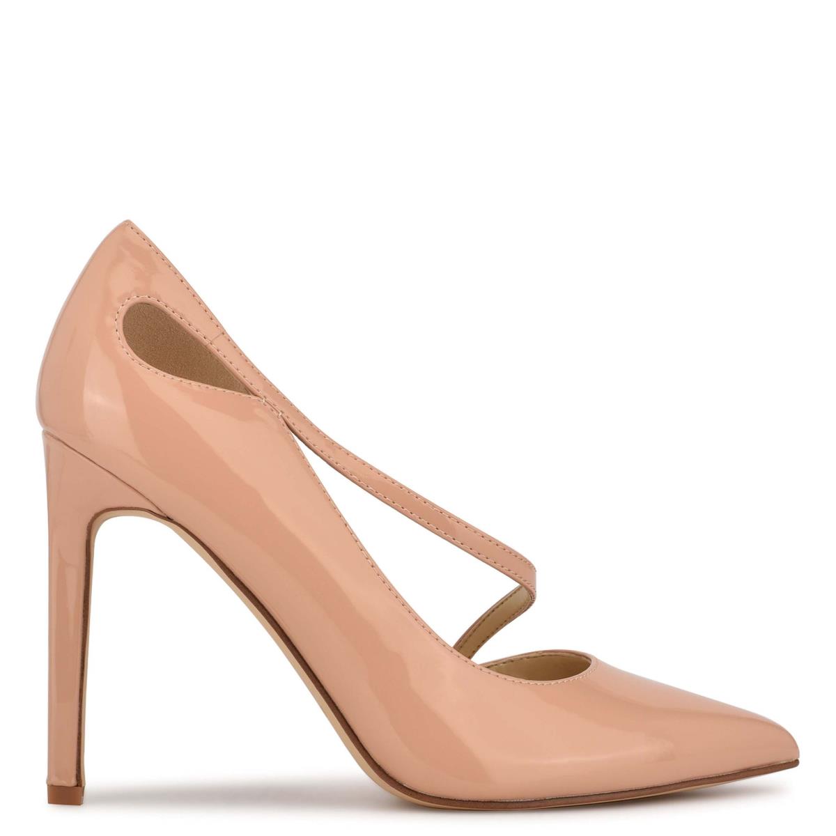 Nine West Twirl Pointy Neus Pumps Beige | 9728RQGAC