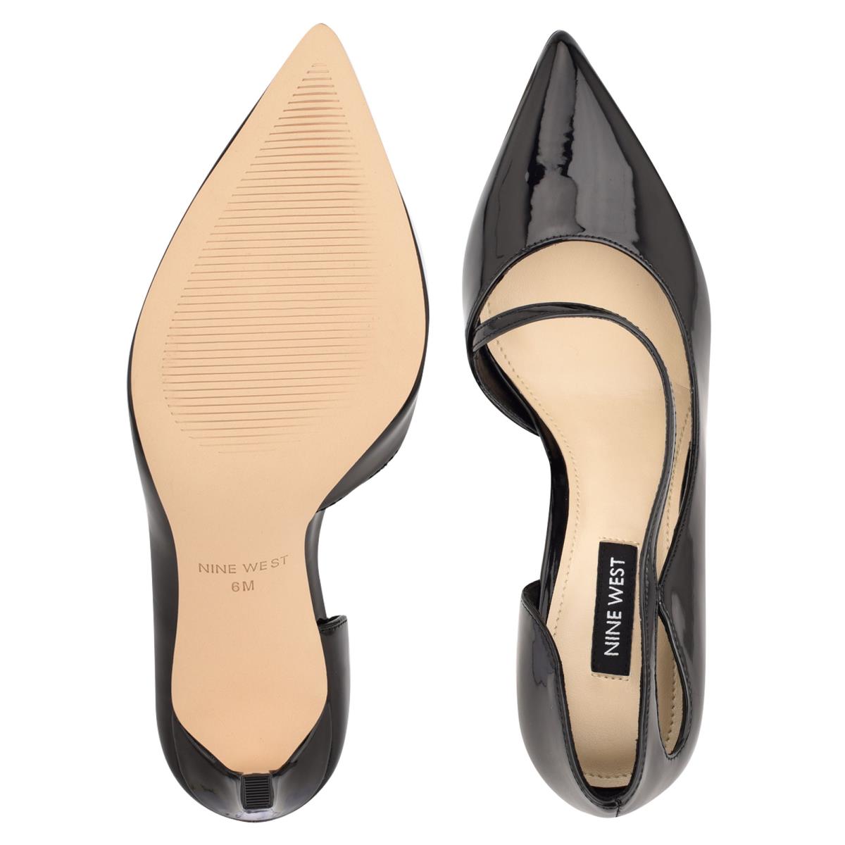 Nine West Twirl Pointy Neus Pumps Zwart | 5231MNABZ