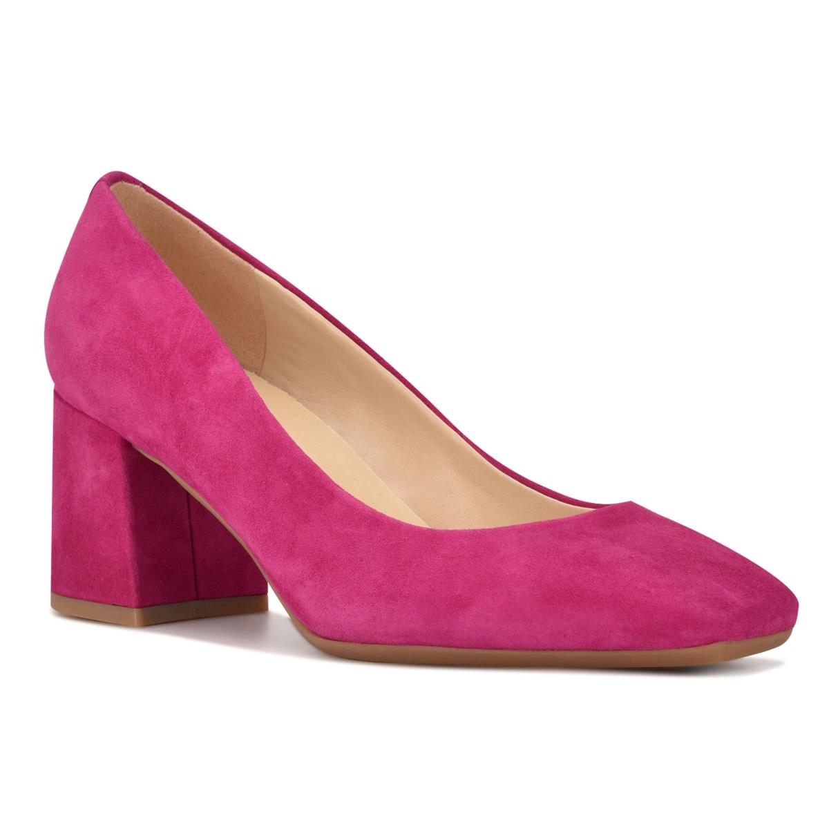 Nine West Vibe 9x9 Block Heel Pumps Roze | 1607BGNXS