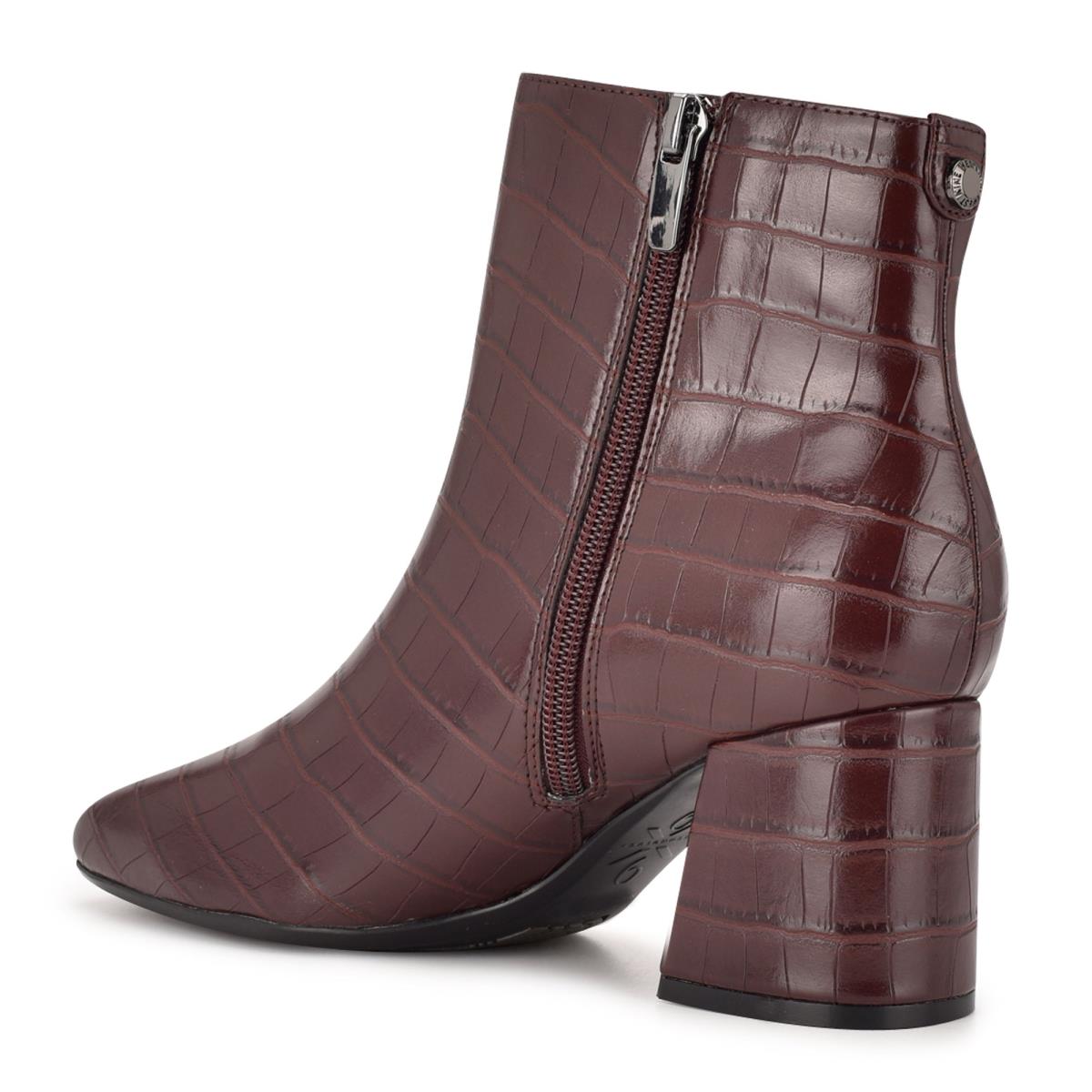 Nine West Vivy 9x9 Hak Laarzen Claret | 6245UBDYL