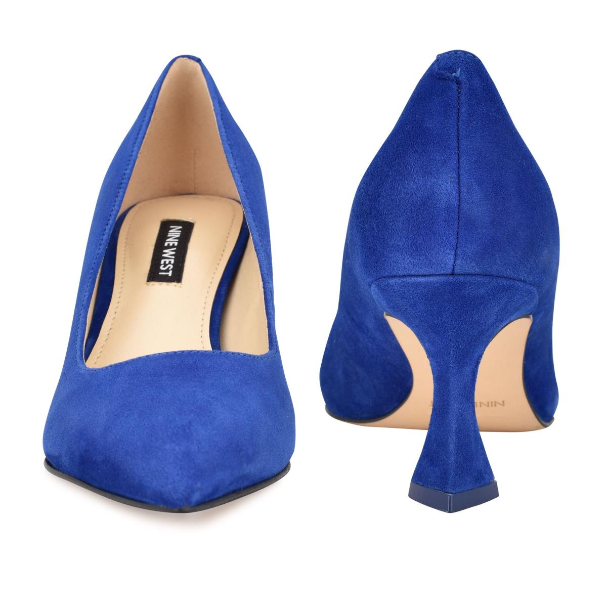 Nine West Workin Pointy Neus Pumps Diepblauw | 9021XHUWB