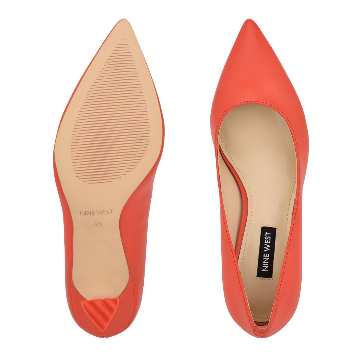 Nine West Workin Pointy Neus Pumps Oranje | 6328CVGRE