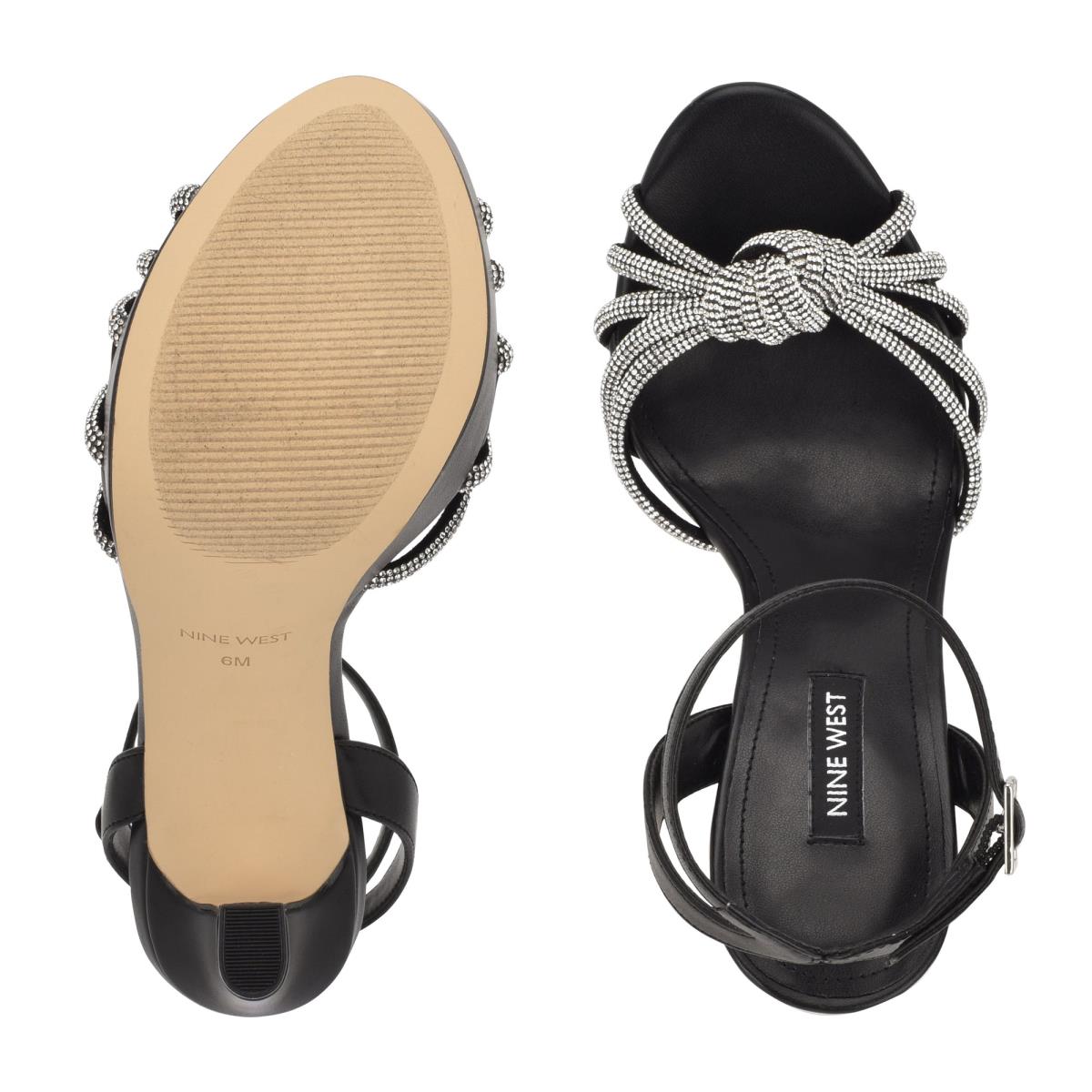 Nine West Wowzz Platform Geklede Sandalen Zwart | 0382VKQWN