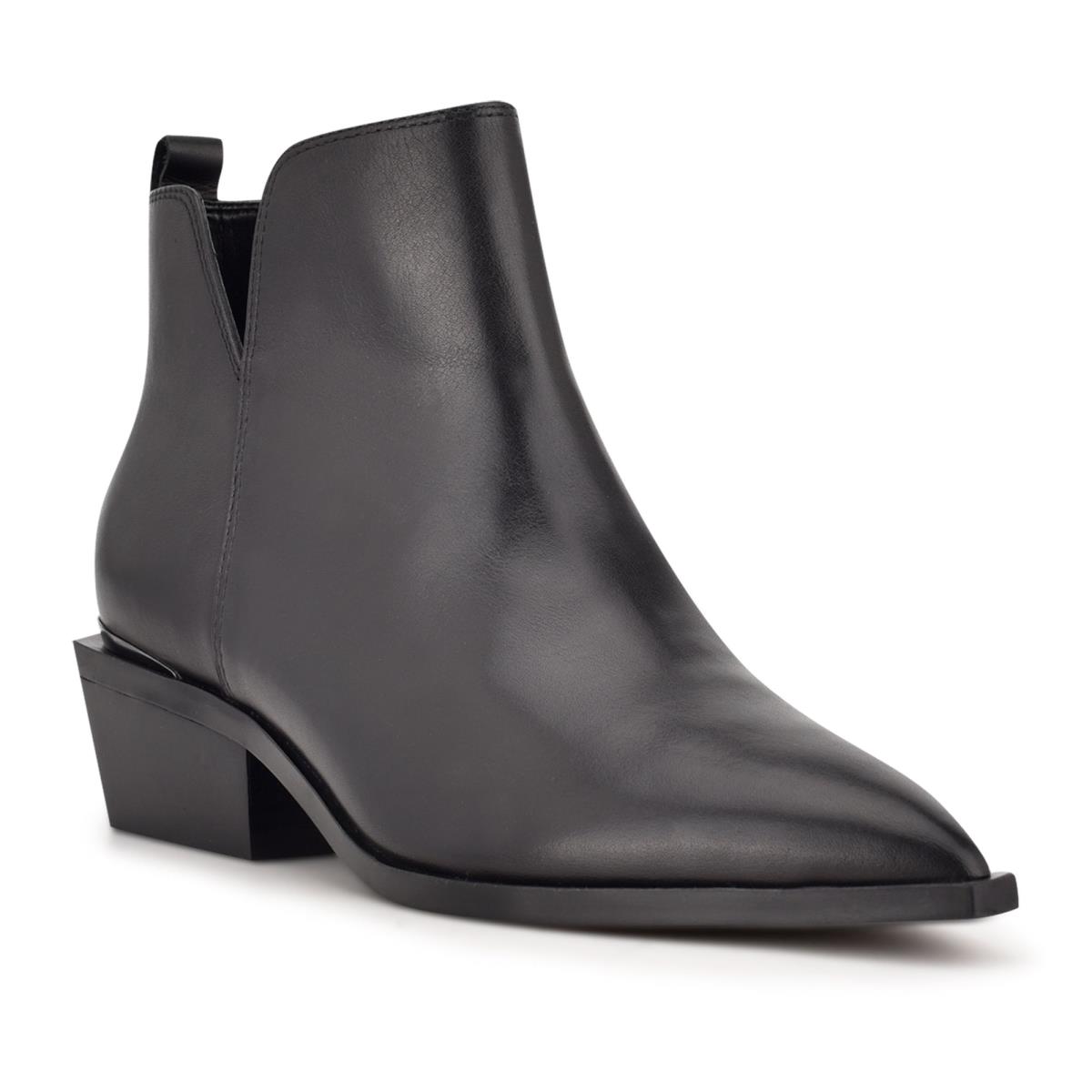 Nine West Yerly Pointy Neus Laarzen Zwart | 1073KJNVP