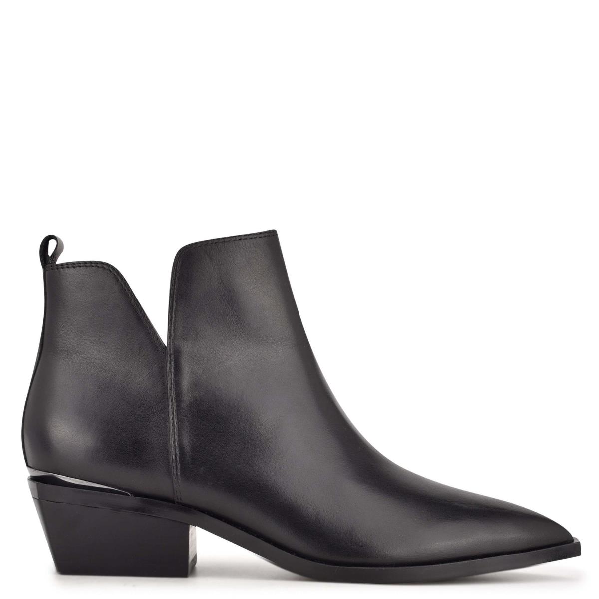 Nine West Yerly Pointy Neus Laarzen Zwart | 1073KJNVP