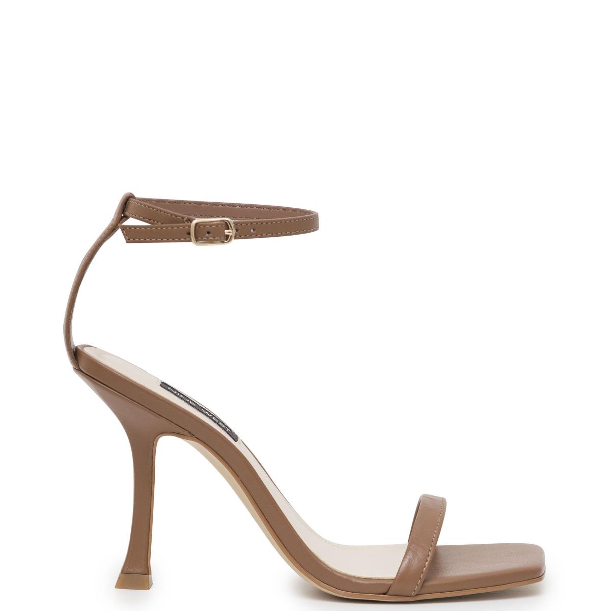 Nine West Yess Ankle Sandalen Met Riem Lichtbruin | 3960JANCH