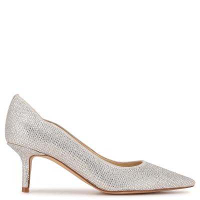 Nine West Abaline Rhinestone Pointy Neus Pumps Zilver | 0159IVQSN