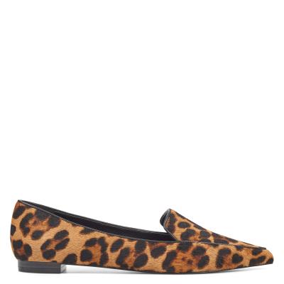 Nine West Abay Smoking Flats Leopard | 9501KIFPX