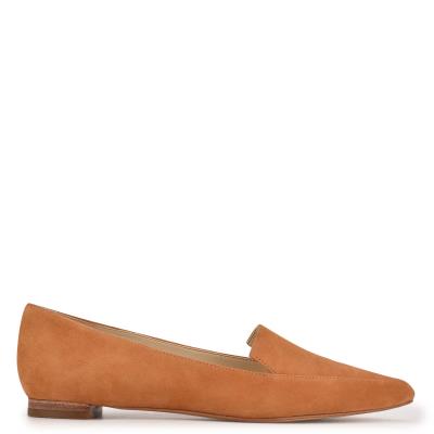 Nine West Abay Smoking Flats Mosterdgeel | 3829ZGMVK