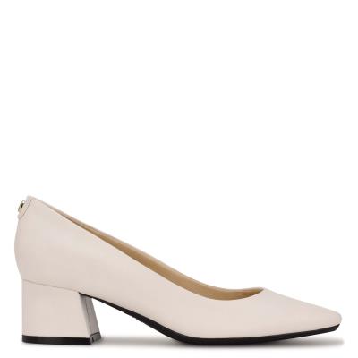 Nine West Cloe 9x9 Block Heel Pumps Room | 5489QCWZX