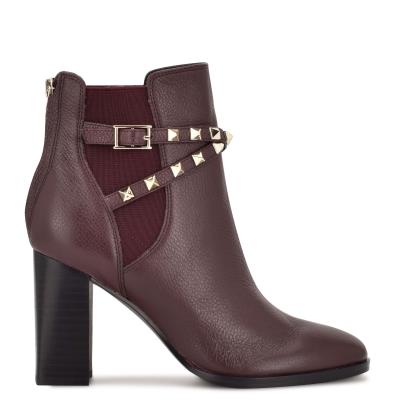 Nine West Donda Hak Laarzen Bruin | 4287KYSLH