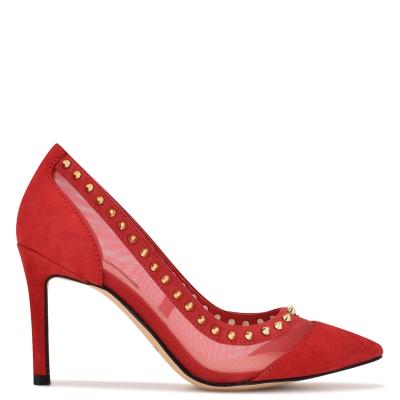 Nine West Erian Pointy Neus Pumps Rood | 8927QRXDC