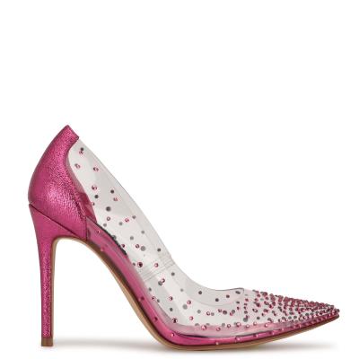 Nine West Franca Jurken Pumps Roze | 6128DEJNS