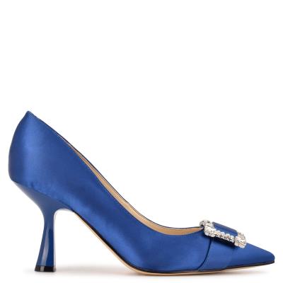 Nine West Helyn Pointy Neus Pumps Blauw | 6982VYEOL