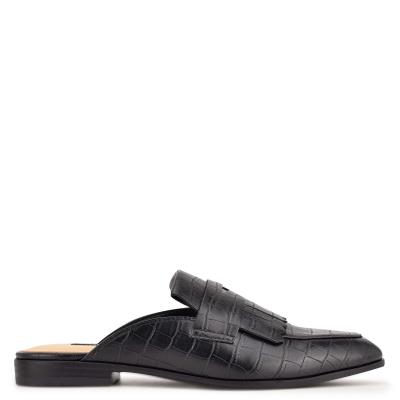 Nine West Kilts Mules Zwart | 4715BHZQW