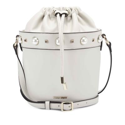 Nine West Laylin Drawstring Bucket Crossbodytassen Wit | 9587YLIZO