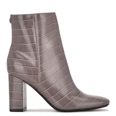 Nine West Sardo 9x9 Hak Laarzen Grijs | 9230VIPFN