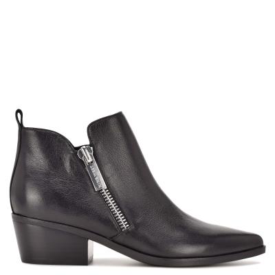 Nine West Single Pointy Neus Laarzen Zwart | 8465ODART