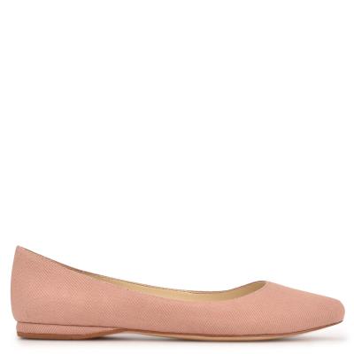 Nine West Speakup Almond Neus Ballerina Roze | 3214CWRJA