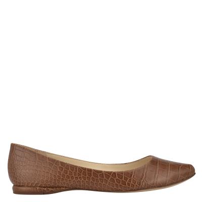 Nine West Speakup Almond Neus Ballerina Bruin Slangenprint | 6514NHZAF