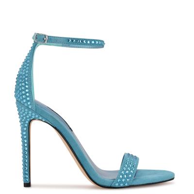 Nine West Toria Ankle Sandalen Met Riem Turquoise | 5819LQYJE