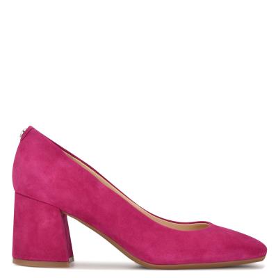 Nine West Vibe 9x9 Block Heel Pumps Roze | 1607BGNXS